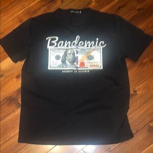 Bandemic Dollar Graphic Tee - Black